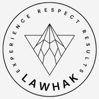 LawHak logo, LawHak contact details