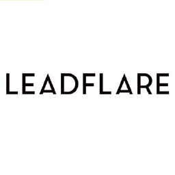 LEADFLARE logo, LEADFLARE contact details