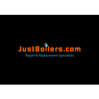 JustBoilers.com logo, JustBoilers.com contact details