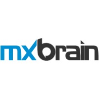 mxBrain logo, mxBrain contact details