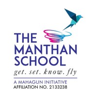 The Manthan School logo, The Manthan School contact details