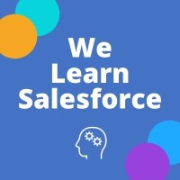 WeLearnSalesforce logo, WeLearnSalesforce contact details