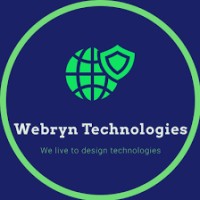 Webryn Technologies Service page logo, Webryn Technologies Service page contact details