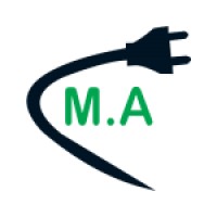 M.A Electric logo, M.A Electric contact details