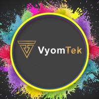 VyomTek logo, VyomTek contact details