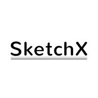 SketchX logo, SketchX contact details