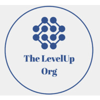 The LevelUp Org logo, The LevelUp Org contact details