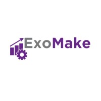 ExoMake logo, ExoMake contact details