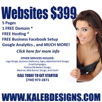 Kaleb Designs logo, Kaleb Designs contact details