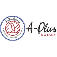 A-Plus Notary Service logo, A-Plus Notary Service contact details