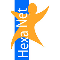 HEXA NET logo, HEXA NET contact details