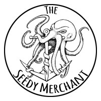 The Seedy Merchant logo, The Seedy Merchant contact details