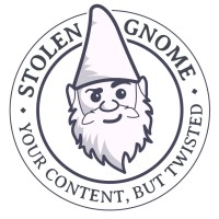 Stolen Gnome logo, Stolen Gnome contact details