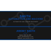 Smith Automation and Machine logo, Smith Automation and Machine contact details