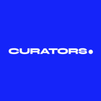 CURATORS · logo, CURATORS · contact details