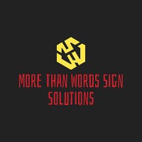 More Than Words Sign Solutions logo, More Than Words Sign Solutions contact details