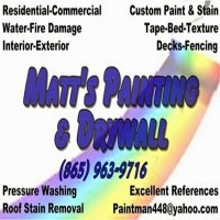 Matt's Painting & Drywall logo, Matt's Painting & Drywall contact details