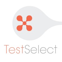 Test Select logo, Test Select contact details