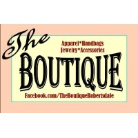 The Boutique logo, The Boutique contact details