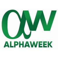 AlphaWeek logo, AlphaWeek contact details