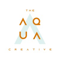 The AQUA Creative logo, The AQUA Creative contact details