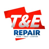 T&E Repair logo, T&E Repair contact details