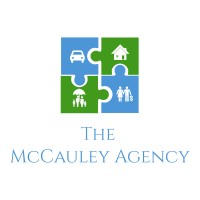 The McCauley Agency logo, The McCauley Agency contact details