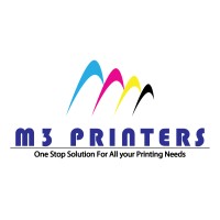 M3 Printers logo, M3 Printers contact details