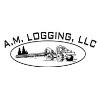 A.M. Logging logo, A.M. Logging contact details