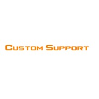 Custom Support logo, Custom Support contact details