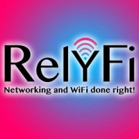 RelyFi logo, RelyFi contact details