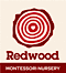 The Redwood Nursery logo, The Redwood Nursery contact details