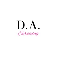 D.A. Servicing logo, D.A. Servicing contact details