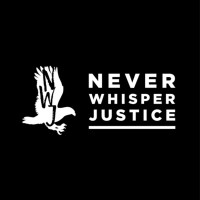 Never Whisper Justice logo, Never Whisper Justice contact details