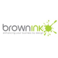 brown ink logo, brown ink contact details