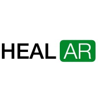 HealAR logo, HealAR contact details