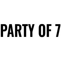 Party of 7 logo, Party of 7 contact details