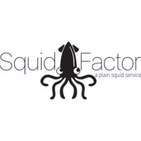 SquidFactor logo, SquidFactor contact details