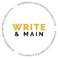 Write & Main logo, Write & Main contact details