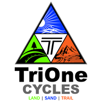 TriOne Cycles logo, TriOne Cycles contact details