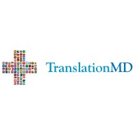 TranslationMD logo, TranslationMD contact details