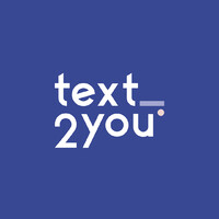 Text2you logo, Text2you contact details