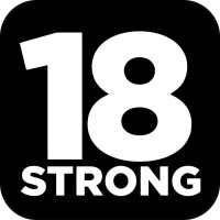 18STRONG logo, 18STRONG contact details