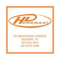 HD Hydraulics logo, HD Hydraulics contact details