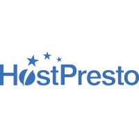 HostPresto logo, HostPresto contact details