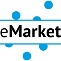 E-Market logo, E-Market contact details