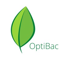 OptiBac logo, OptiBac contact details