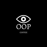 OOP CAFÉ logo, OOP CAFÉ contact details