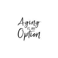 Aging is an Option logo, Aging is an Option contact details