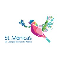 St. Monica's logo, St. Monica's contact details